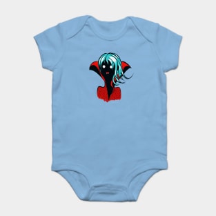 Funny Vampire Girl Character Baby Bodysuit